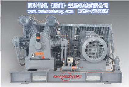 上海尚臻牌PET吹瓶中高压活塞空压机